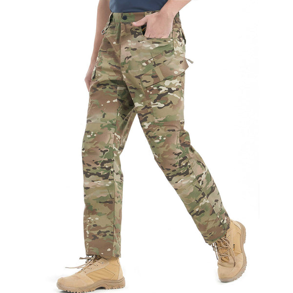 HARD LAND Men's Multicam Tactical Water Repellent Ripstop Pants