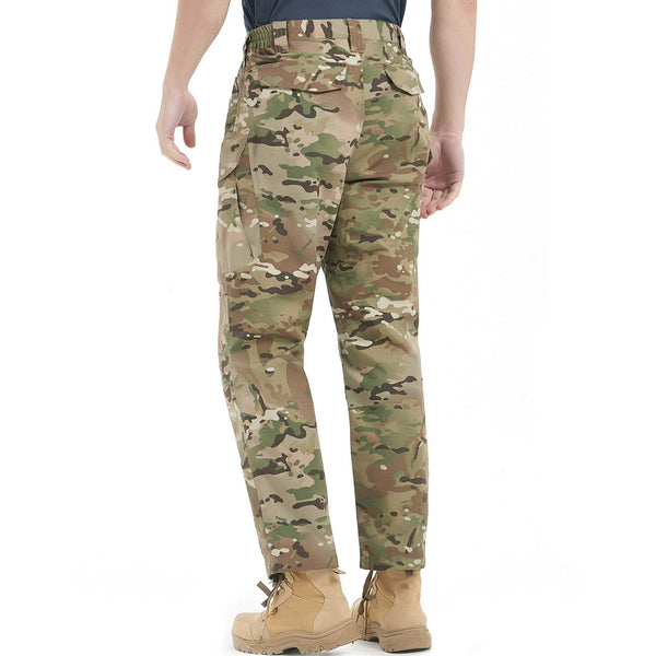 HARD LAND Men's Multicam Tactical Water Repellent Ripstop Pants