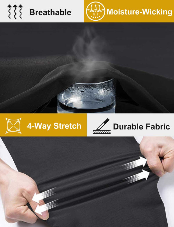 HARD LAND Men's Quick Dry Cargo Hiking Shorts