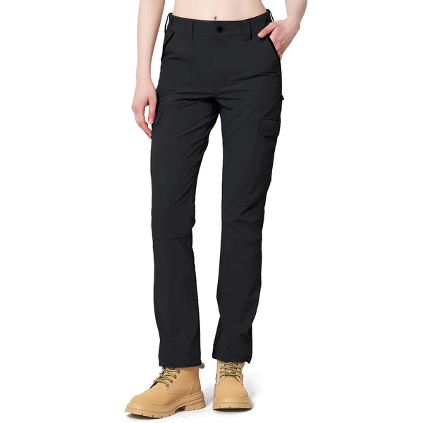 HARDLAND Women's Hiking Quick Dry Cargo Pants with 6 Pockets