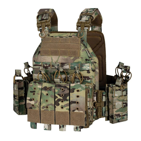 HARDLAND Tactical Molle Plate Carrier Vest Quick Release
