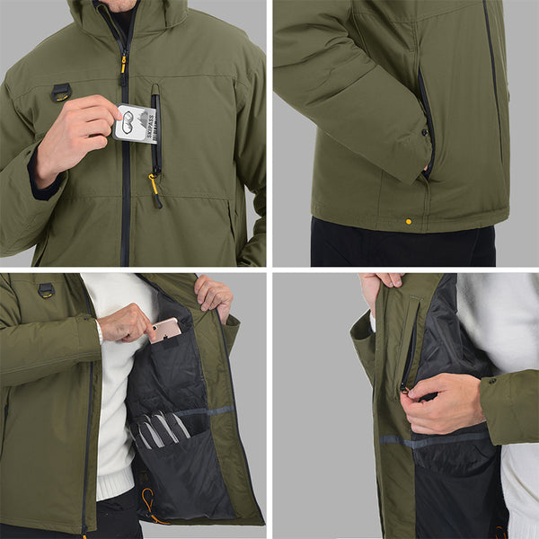 HARD LAND Men's Down Parka Jacket