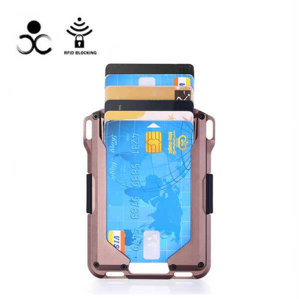 HARDLAND Wallet-CNC-Machined Aluminum, RFID Blocking