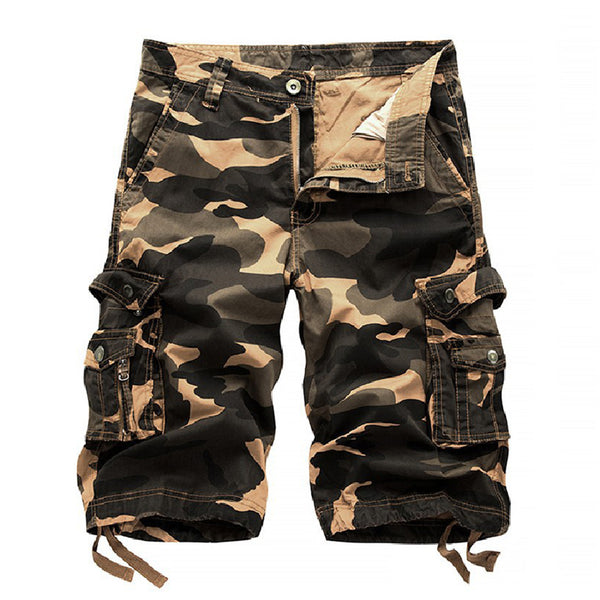 HARDLAND Men's Cotton Twill Cargo Shorts Outdoor Wear Lightweight