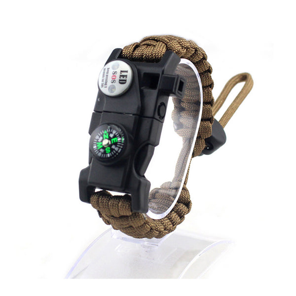 HARDLAND 21 in 1 Adjustable Paracord Survival Bracelet