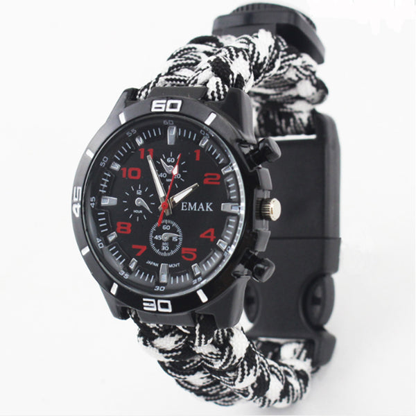 HARDLAND Survival Bracelet Watch Emergency Survival Watch