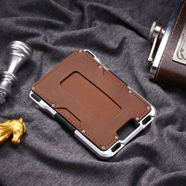 HARDLAND Wallet-CNC-Machined Aluminum, RFID Blocking