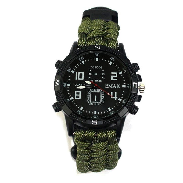 HARDLAND Survival Bracelet Watch Camping Watch