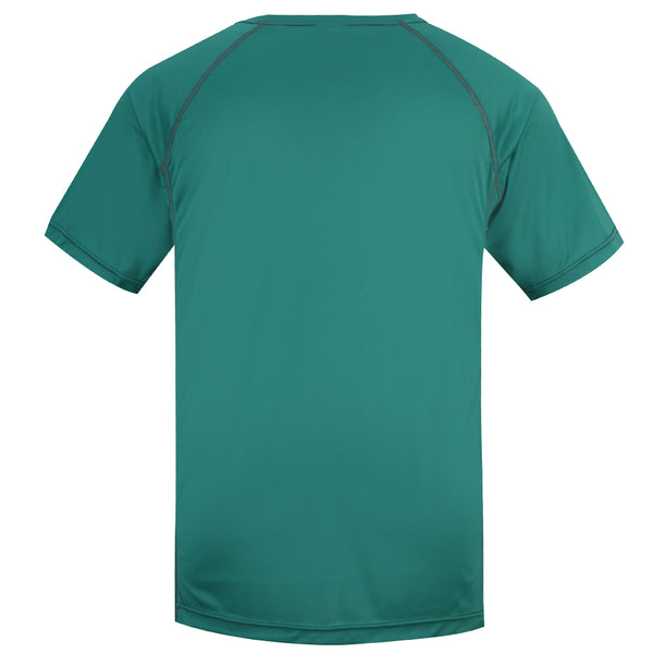 HARD LAND Mens Dry Fit Workout Shirt Polyester Athletic Sport T- Shirt Running Short Sleeve Tee - hardlandgear