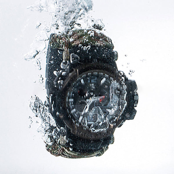 HARDLAND Waterproof Outdoor Survival Watch
