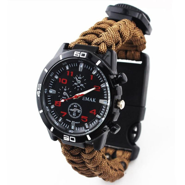 HARDLAND Survival Bracelet Watch Emergency Survival Watch