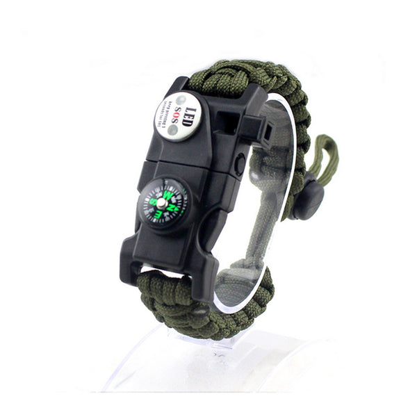 HARDLAND 21 in 1 Adjustable Paracord Survival Bracelet