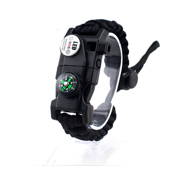 HARDLAND 21 in 1 Adjustable Paracord Survival Bracelet