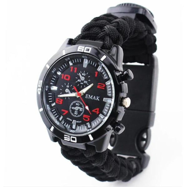 HARDLAND Survival Bracelet Watch Emergency Survival Watch