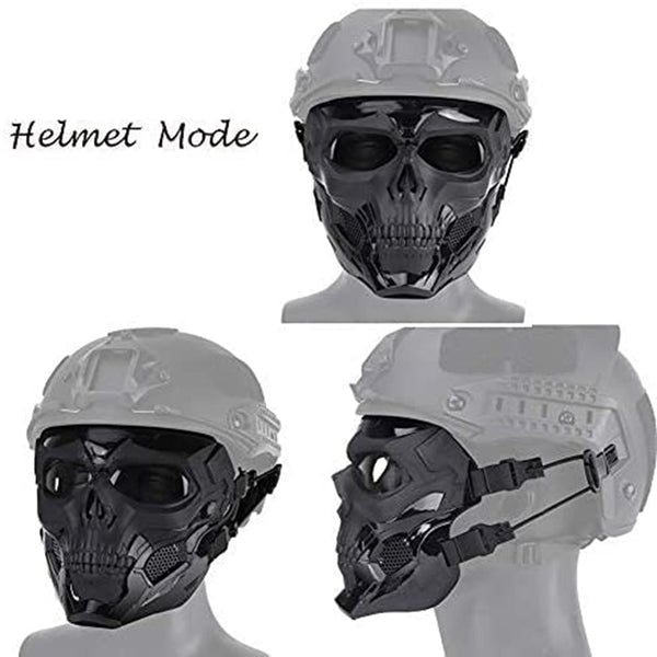 HARDLAND Airsoft Mask Full Face Paintball Mask Anti Fog and Goggles
