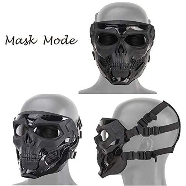 HARDLAND Airsoft Mask Full Face Paintball Mask Anti Fog and Goggles