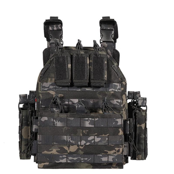 HARDLAND Outdoor Quick Release Tactical Military Vest Airsoft Vest for Men