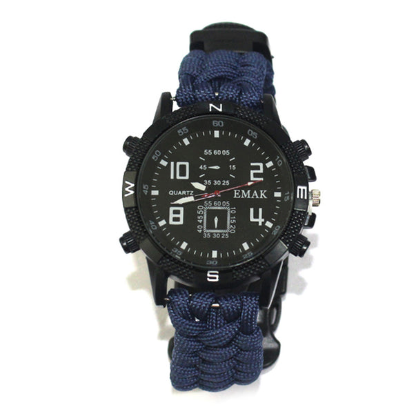HARDLAND Survival Bracelet Watch Camping Watch