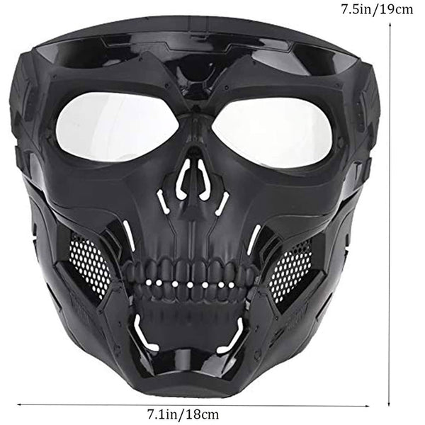 HARDLAND Airsoft Mask Full Face Paintball Mask Anti Fog and Goggles