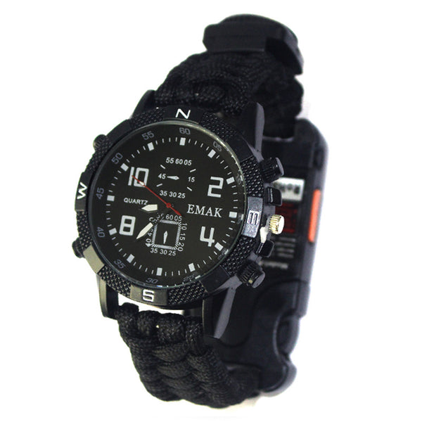HARDLAND Survival Bracelet Watch Camping Watch