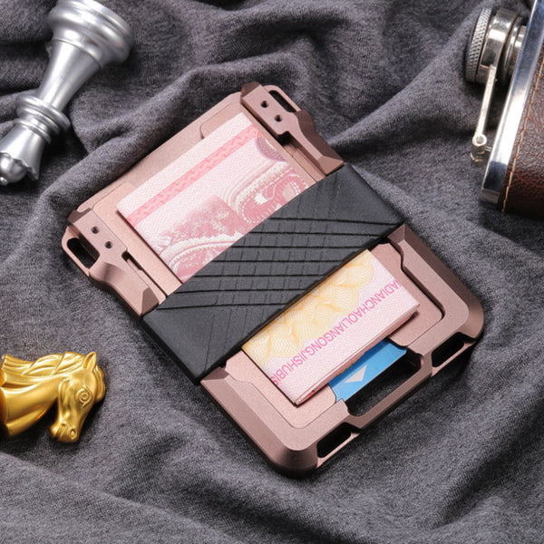 HARDLAND Wallet-CNC-Machined Aluminum, RFID Blocking