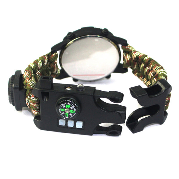 HARDLAND Survival Bracelet Watch Camping Watch