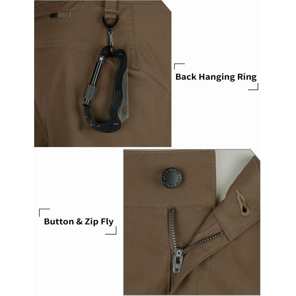 HARDLAND Women's Lightweight Quick Dry Cargo Shorts