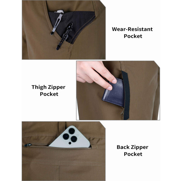 HARDLAND Women's Lightweight Quick Dry Cargo Shorts