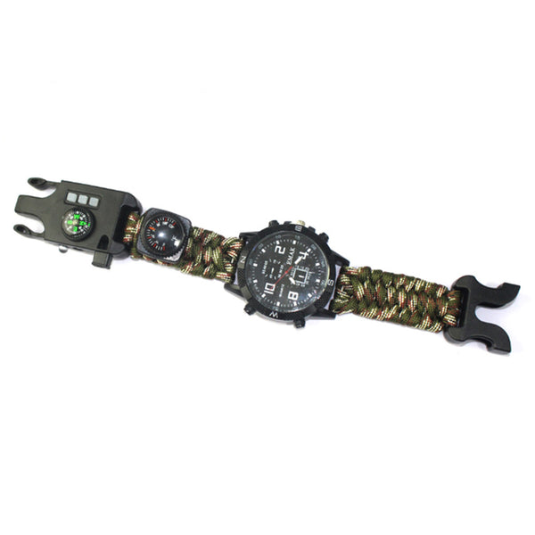 HARDLAND Survival Bracelet Watch Camping Watch