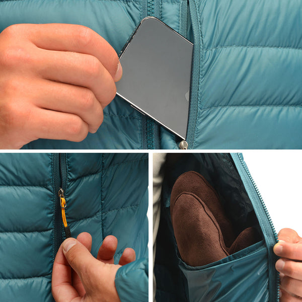 HARDLAND Packable Hooded Down Jacket