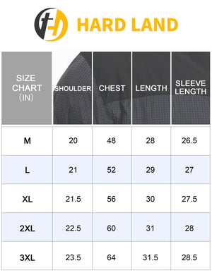 HARD LAND Men's Heavy Winter Waterproof Jacket with Hood