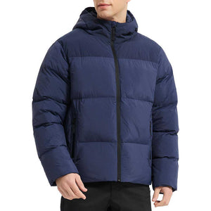 HARD LAND Men's Heavy Winter Waterproof Jacket with Hood
