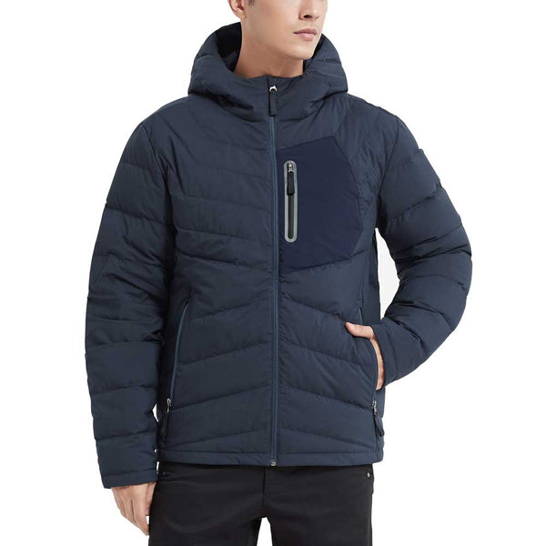 HARD LAND Men's Lightweight Water-Resistant Puffer Jacket