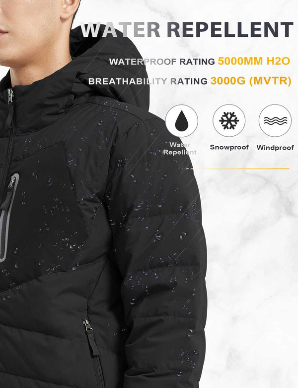 HARD LAND Men's Lightweight Water-Resistant Puffer Jacket