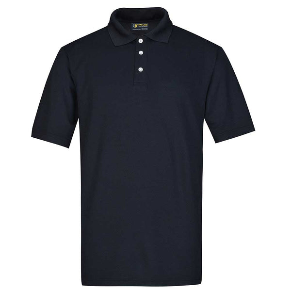 HARD LAND Men's Plain Colored Golf Polo Shirt