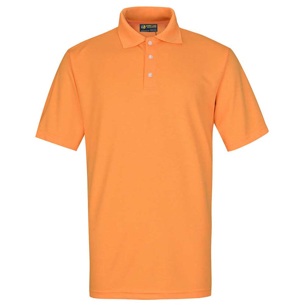 HARD LAND Men's Plain Colored Golf Polo Shirt