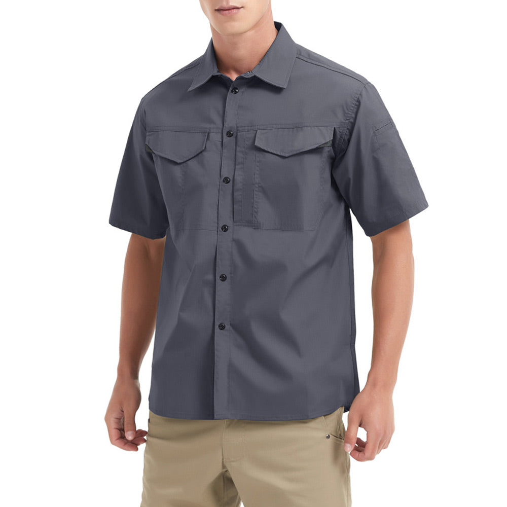 rough dress men's short sleeve t-shirt Rough Dress Men's Grey T-Shirt / Size Small CanadaWide Liquidations