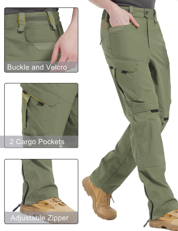 HARDLAND Men's Water Resistant Hiking Cargo Pants