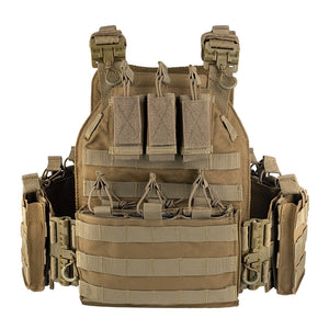 HARDLAND Outdoor Quick Release Tactical Military Vest Airsoft Vest for Men