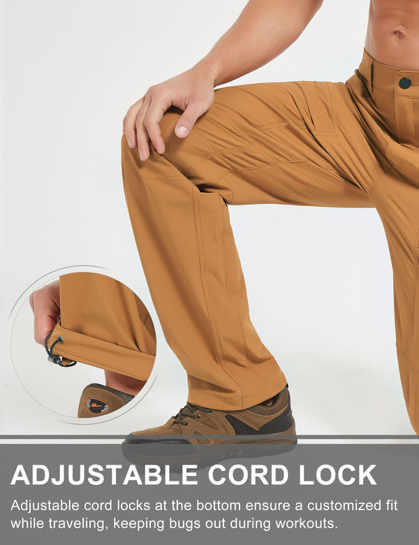 HARD LAND Men's Hiking Quick Dry Lightweight Travel Pants