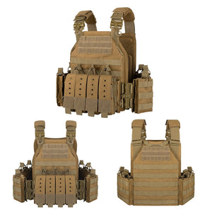 HARDLAND Tactical Molle Plate Carrier Vest Quick Release