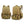 HARDLAND Tactical Backpack 55L with Built-up 3 MOLLE Bags Rucksacks for Travelling