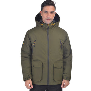 HARDLAND Men’s Insulated Hooded Winter Coat