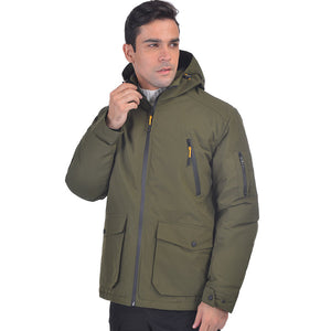 HARDLAND Men’s Insulated Hooded Winter Coat