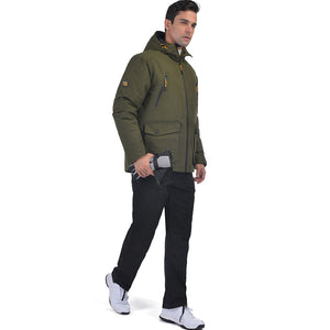 HARDLAND Men’s Insulated Hooded Winter Coat