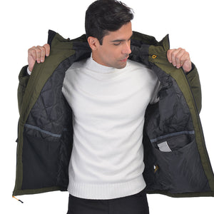 HARDLAND Men’s Insulated Hooded Winter Coat