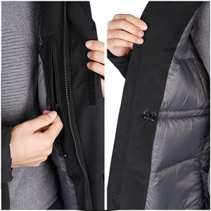 HARDLAND Men's Goose Down Jacket Parka