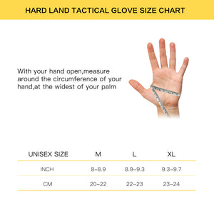 HARD LAND Tactical Gloves Motorcycle Hard Knuckle Outdoor Full Finger Gloves Fit for Military Gloves Cycling Airsoft Gloves and Work Gloves - hardlandgear