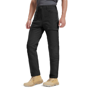 HARDLAND Men's Tactical Pants Water Resistant Ripstop Cargo Work Pants