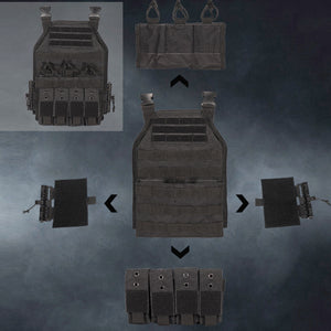 HARDLAND Tactical Molle Plate Carrier Vest Quick Release